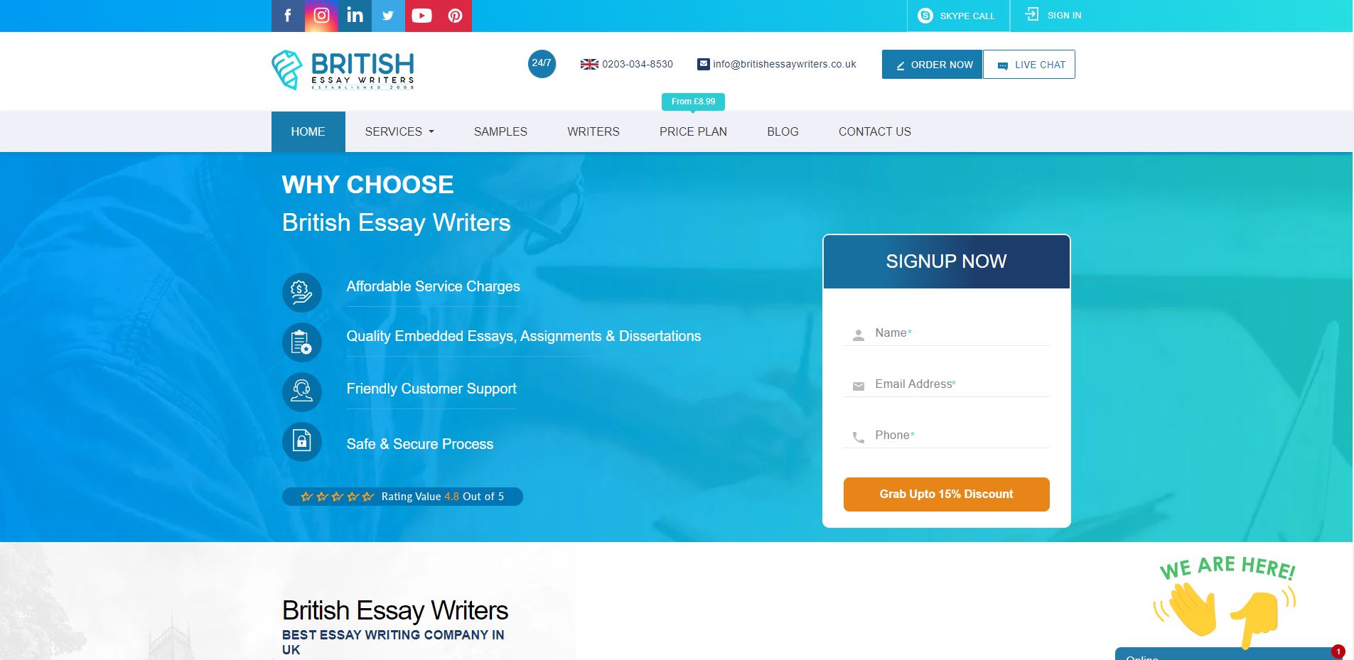 Britishessaywriters